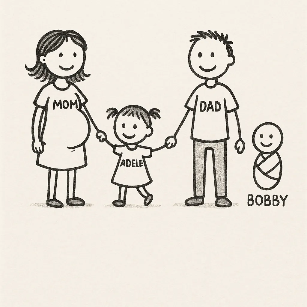 new-baby card design